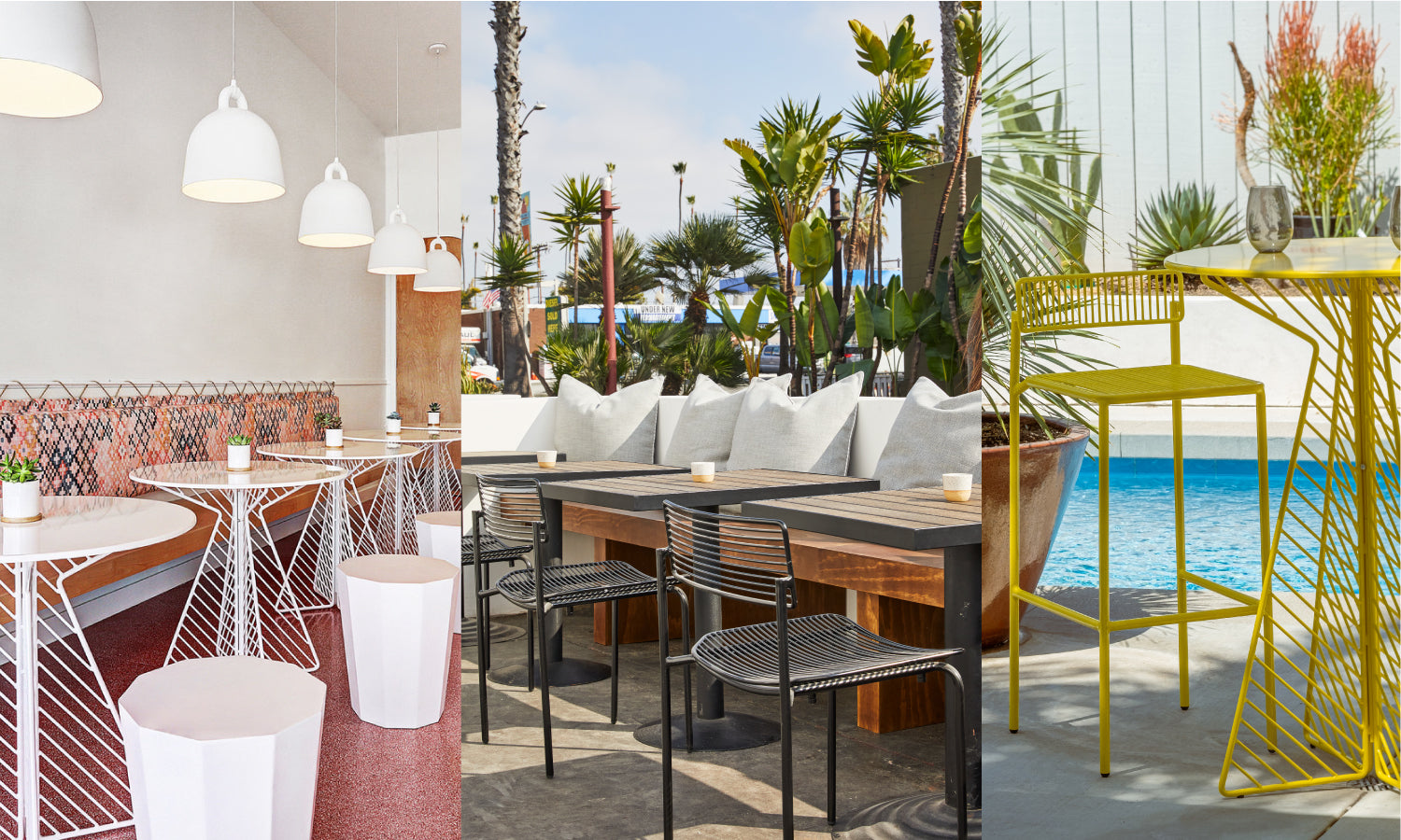 Commercial furniture for the outdoors patio areas