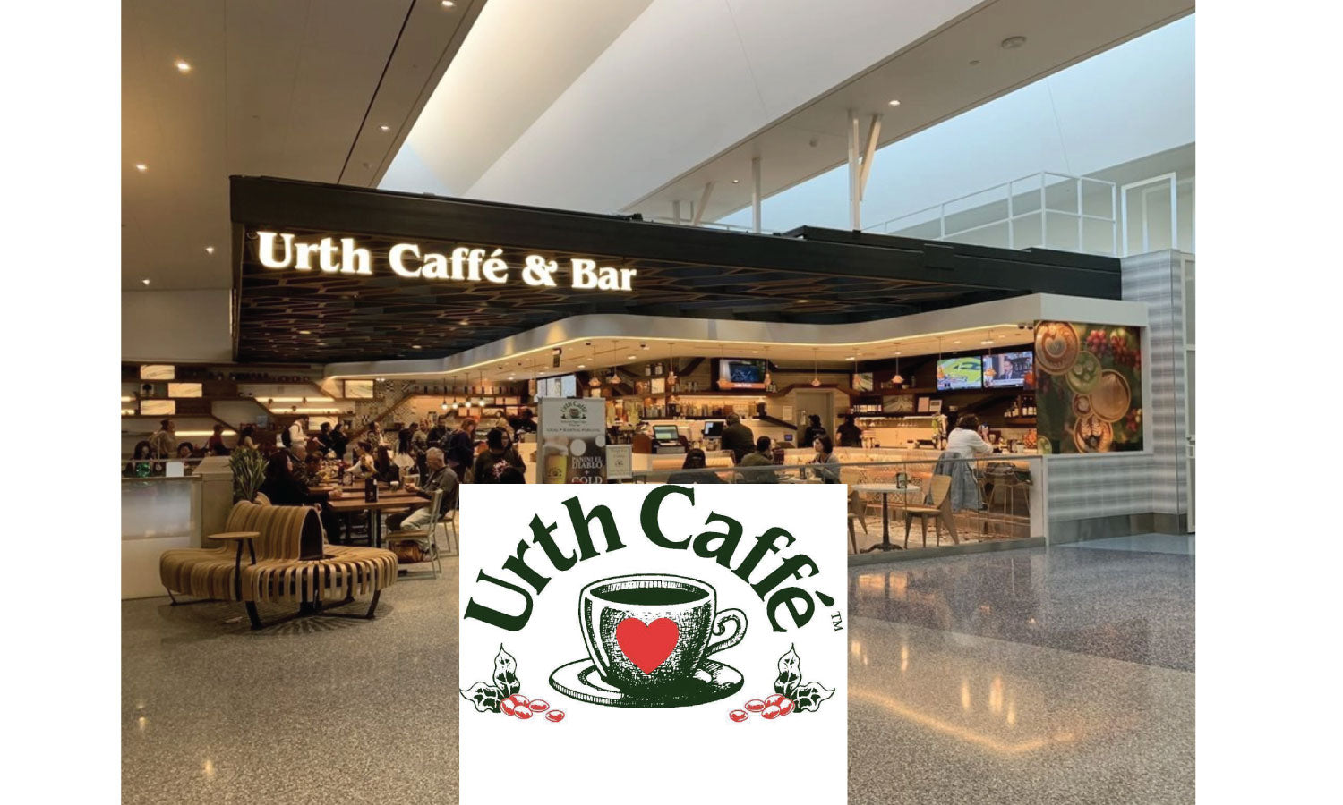 Urth Cafe located in Los Angeles International Airport